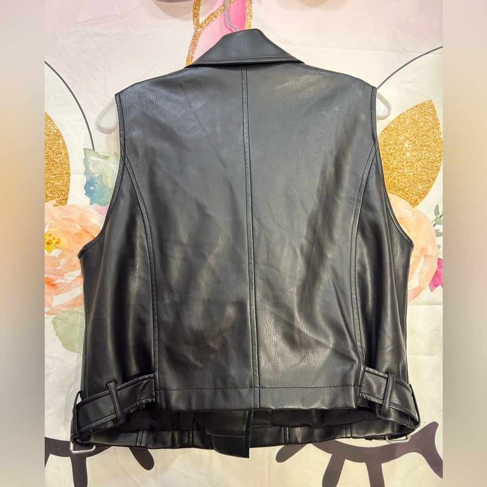 Anthropologie Black Leather Jacket - Picture 3 of 5
